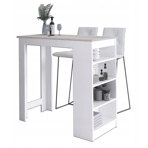 AKORD Barna miza za stol 115cm bela / Sonoma hrast, (21713704) Cene