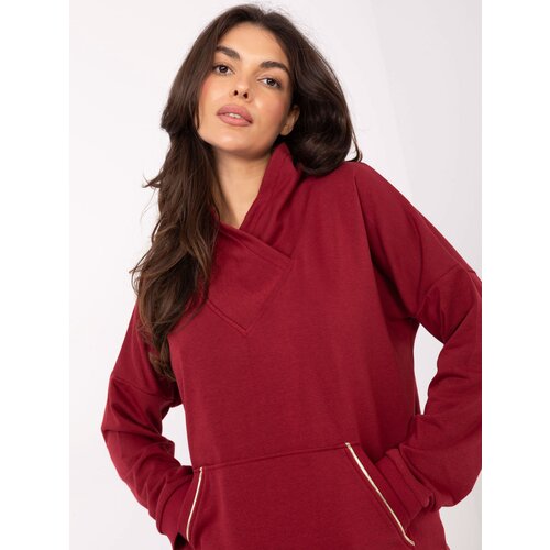 RUE PARIS Sweatshirt-RV-BL-A874.01P-burgundy Slike