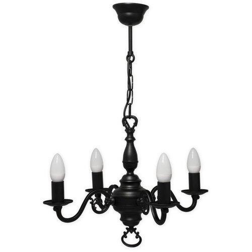 Brilagi Luster na lancu IMPERO 4xE14/60W/230V crna Slike