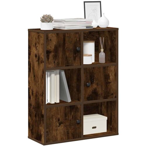  Regal za knjige boja hrasta 60x24x76 5 cm od konstruiranog drva Cijene
