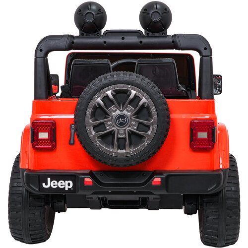  Licencirani auto na akumulator Jeep Wrangler Rubicon LIFT - narančasti Slike