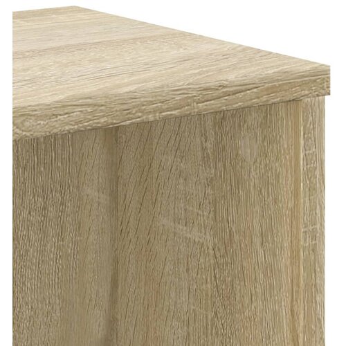  Regal za knjige boja hrasta 50x25x105 cm od konstruiranog drva Slike