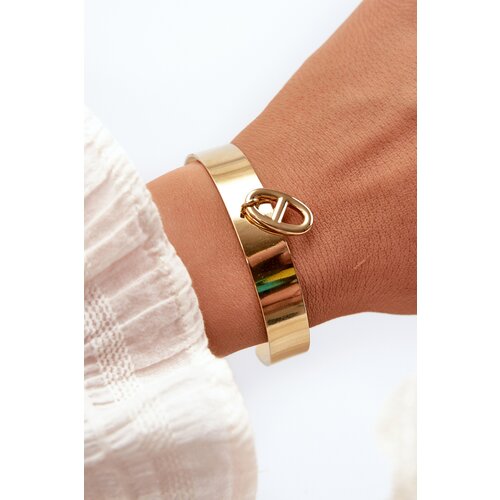 Kesi Women&amp;#039;s bracelet with embellishment, stainless steel, gold Slike