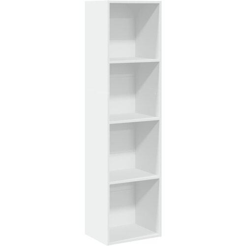 Maison Chic Knjižna omara - Knjižni regal bela 40x30x152 cm inženirski les, (21726101) Slike
