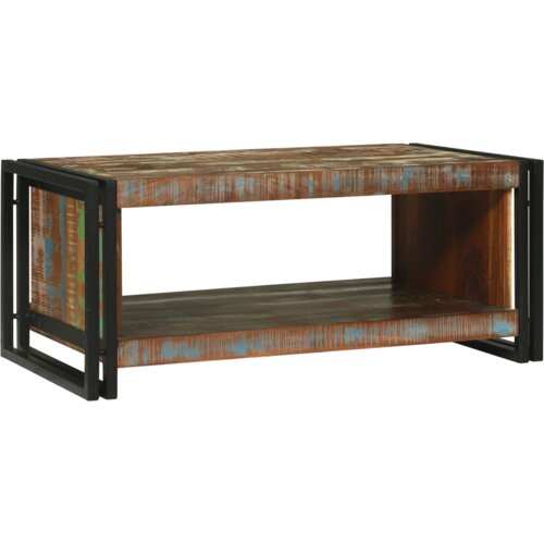 VidaXL stolić za kavu 90x50x38 cm Čvrsto obnovljeno drvo Slike