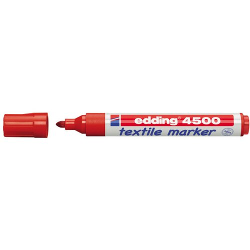 Edding vodootporni marker t-shirt E-4500 2-3mm crvena Slike