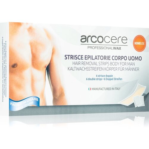 Arcocere Professional Wax trake za epilaciju voskom za mu&amp;scaron;karce 6 kom Slike