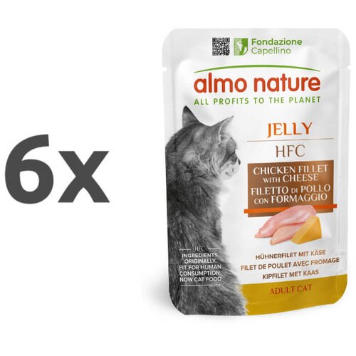 Almo Nature HFC Jelly - piščančji file in sir 6 x 55 g Cene