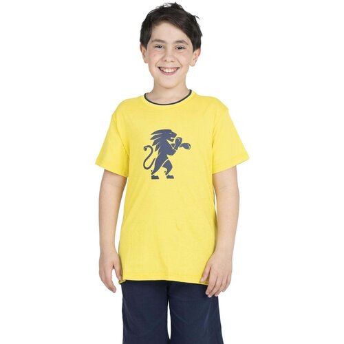 Leone 1947 Majice s kratkimi rokavi Boy T-Shirt Short Sleeves Welcome Rumena Cene