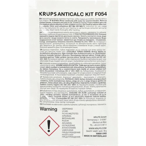 Krups Prah za či&amp;scaron;ćenje kamenca Slike