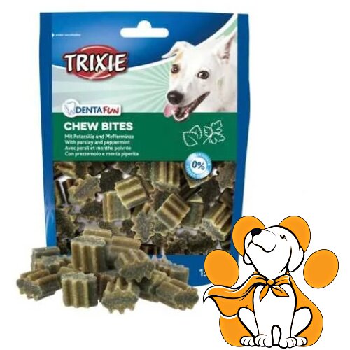 Trixie Pribolj&scaron;ek Dentafun Chew Bites peter&scaron;ilj meta 150g Cene
