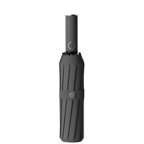 INF Preobratni avtomatski dežnik 120cm &mdash; UV blokada, vetrovno odporen Black, (5000214692) Cene