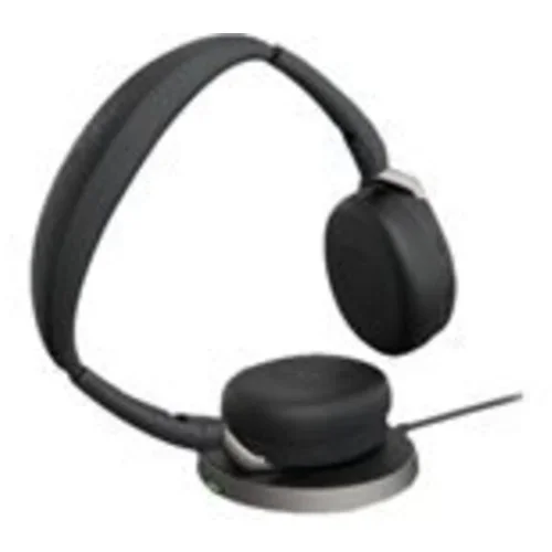 Jabra brezžične naglavne slušalke z brezžično polnilno blazinico Evolve2 65 Flex MS Stereo, 26699-999-989