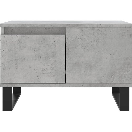  Stolić za kavu boja betona 55x55x36,5 cm konstruirano drvo Slike