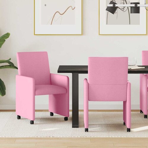  Blagovačke stolice s kotačima 2 pcs Ružičasta 57 x 66 x 94 cm Cijene