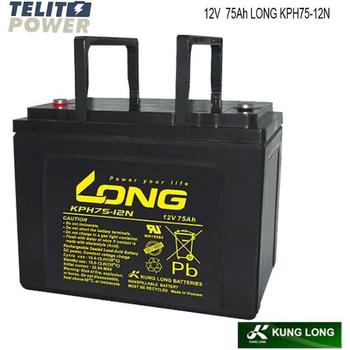 Kung Long KPH75-12N AGM akumulator 12 V 75 Ah Slike