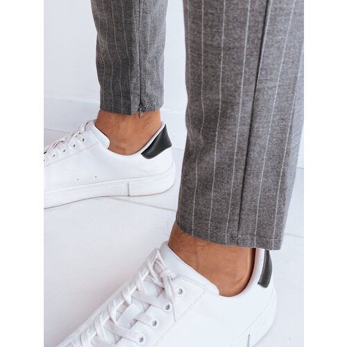 DStreet Men&amp;#039;s Casual Striped Trousers White Slike
