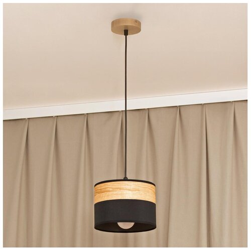  Visilica na sajli ALBA 1xE27/15W/230V prečnik 20 cm crna/braon Cene