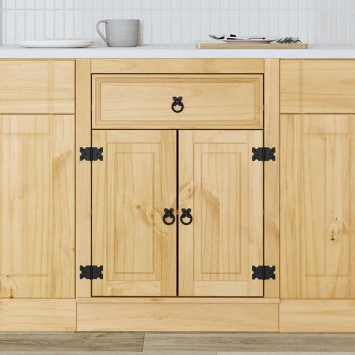  Cabinet s ladicama Med 60 x 46 x 81 5 cm Čvrsto borovo drvo Slike