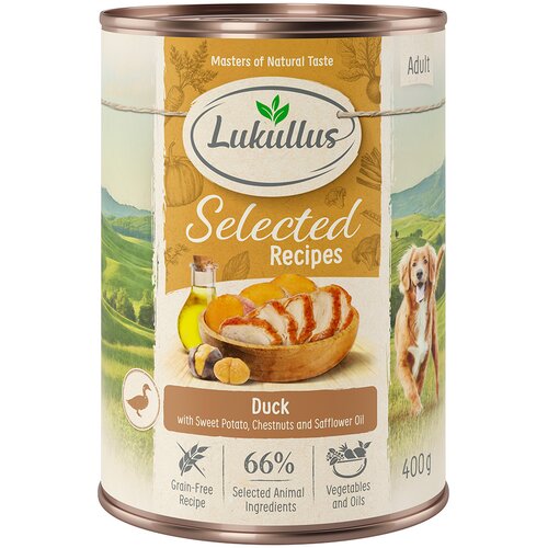 Lukullus Selected Recipes: nježna pačja srca - 6 x 400 g Cijene