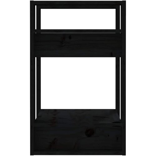  za knjige / pregrada crni 41x35x57 cm od borovine Slike