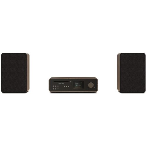Pure Classic Stereo Coffee Black/Walnut EU/UK Retro stereo uređaj , crna, orah Slike