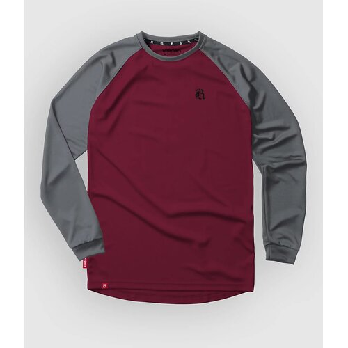 Loose Riders Ess. Long Sleeve Jersey burgundy grey Slike