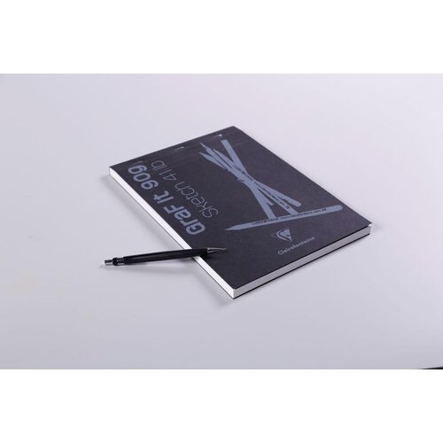 Clairefontaine blok Graf it A4 90gr, crna boja, bjanko listovi Slike