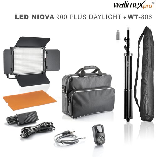  Walimex pro LED Niova 900 Plus dnevno svjetlo 54W set sa WT-806 Stativom Cijene