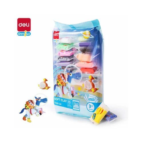  MASA ZA MODELIRANJE DELI 1/24 144g su&scaron;i se na vazduhu EY251-24 Cene