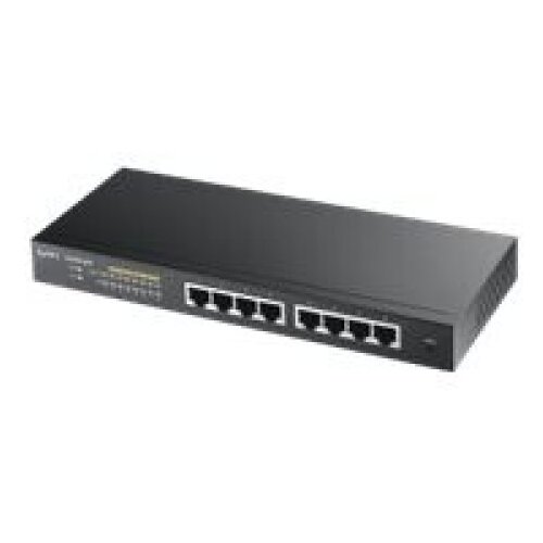 Zyxel GS1900-8HP 8-portni GbE L2 PoE Smart switch (omrežni preklopnik) 802.3at, namizna brezventilatorska izvedba, 70 W Cene