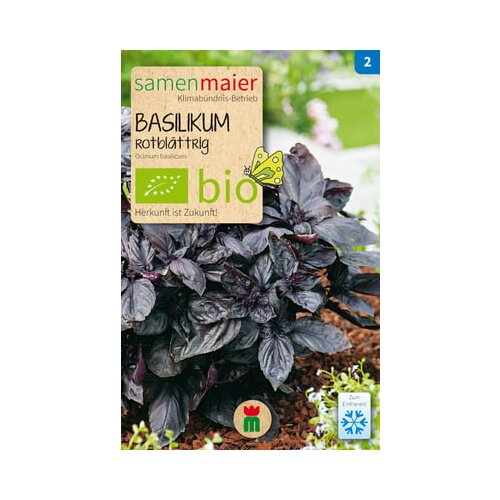Samen Maier BIO bazilika, rdeče listnata Cene