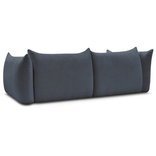 Bobochic Paris Tamno plava sofa od boucl&amp;eacute; tkanine 286 cm Azra &amp;ndash; Slike