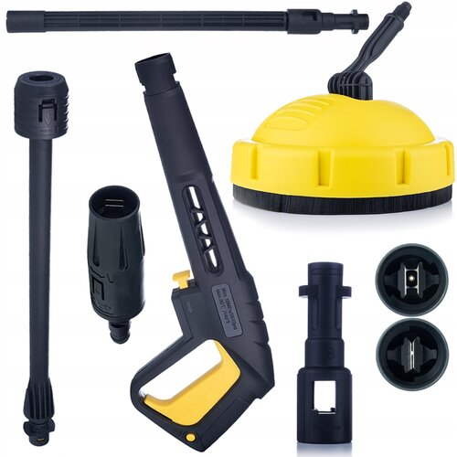 Rosfix SET NADOMESTNI DEL ZA VISOKOTLAČNI ČISTILNIK K&Auml;RCHER K2&ndash;K7 &ndash; PI&Scaron;TOLA Z VARIO LANCEM + T-RACER | 150 BAR, CLICK CONNECT, BAYONET, (5000036484) Cene
