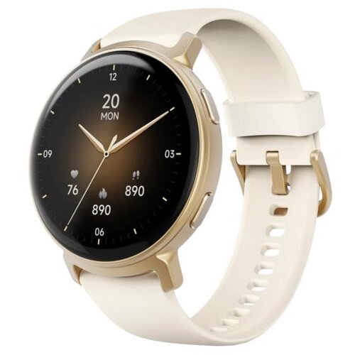 Hama Pametna ura 7020 GPS AMOLED 43 mm belo-zlata, (5000492787) Slike