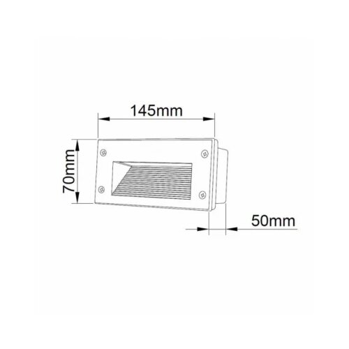  LED SVETILJKA JM-041 ZIDNA 3W 3000K IP54 ANTRACIT Slike