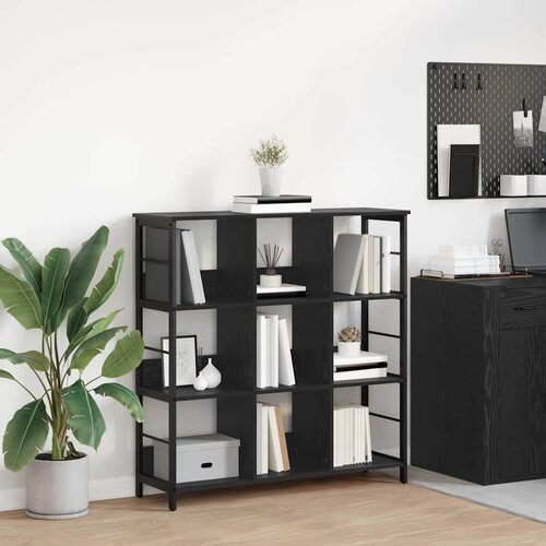  Polica Crni hrast 102 x 32 x 104,5 cm Konstruirano drvo Cene