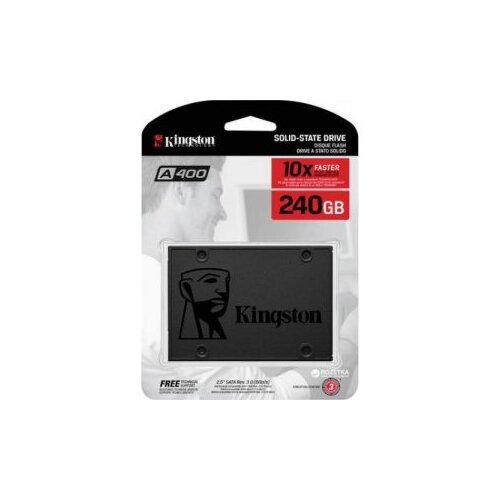 Kingston SSD A400 240GBup to 500MB/s Read and 350MB/s Write Slike