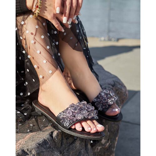 Resti Royalfashion Women's Loberra rhinestone flip-flops Cene