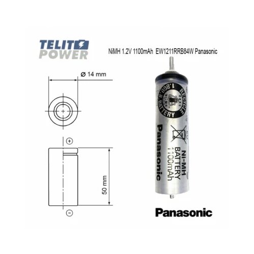 Panasonic EW1211RRB84W NiMH baterija 1.2V 1100mAh za EW1211 dental oralni irigator Cene