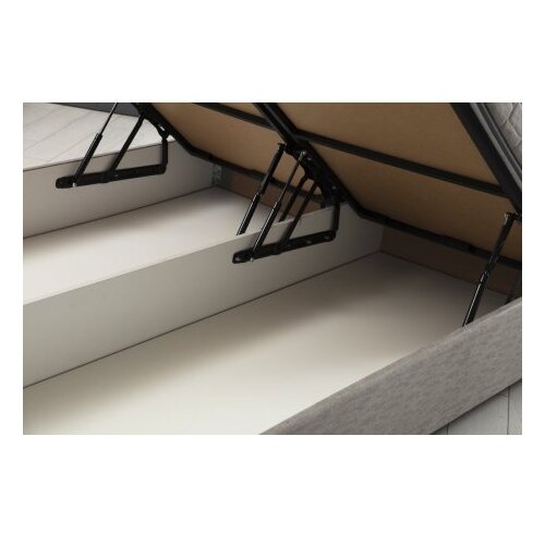 Hanah home Motya Francuski krevet, 150x114x200 cm, Svijetlosiva Slike