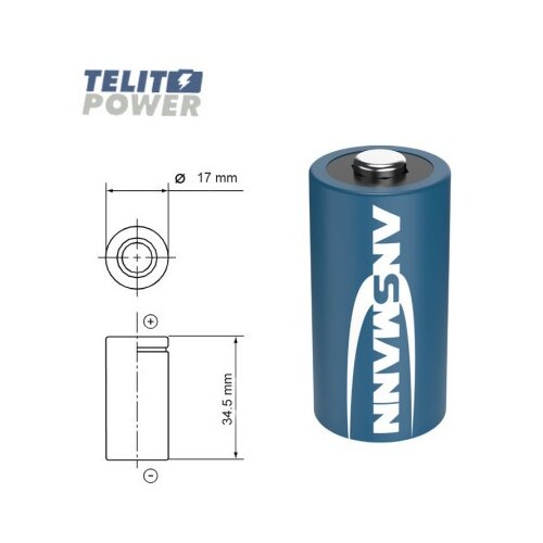 Ansmann CR123A 3V 1375mAh Litijum ( 4453 ) Slike