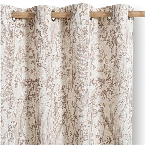 Restilo Bež/svjetlo smeđa zavjesa 135x250 cm Selvetia – Cijene