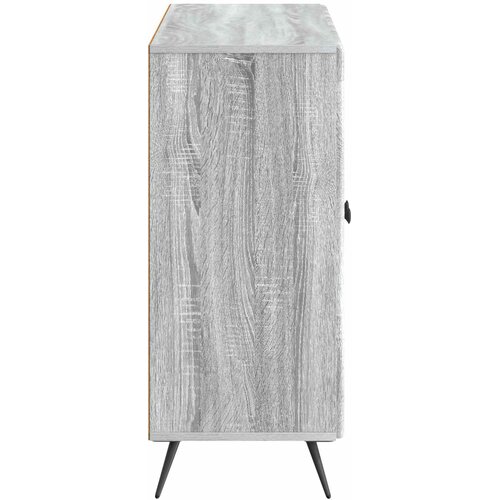  Kreveta Siva sonoma 89 x 34,5 x 80 cm Konstruirano drvo Slike