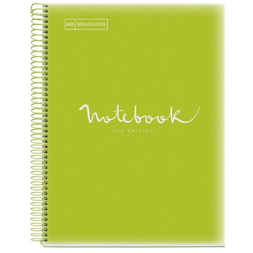  Kolegij blok Miquelrius A4 90g 120L spiralni crte Emotions Lime MR49940 Cijene