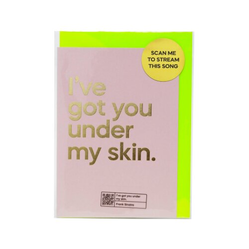 Widdop & Co. Say It With Songs - Čestitka - Say It With Songs, Frank Sinatra, I've Got You Under My Skin Cene