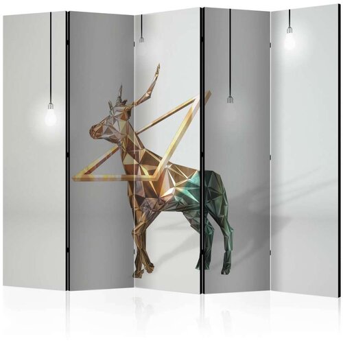  Paravan u 5 dijelova - deer (3D) II [Room Dividers] 225x172 Slike