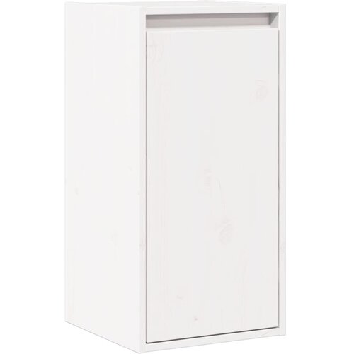 Maison Chic Stenska omarica - Zidna omarica bela 30x30x60 cm trdna borovina iu1325, (22063021) Slike