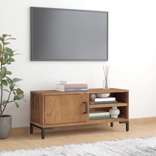 vidaXL TV ormarić smeđi 90 x 30 x 40 cm od masivne borovine Cene