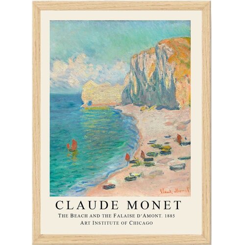 Wallity Plakat z okvirjem 55x75 cm Claude Monet – Wallity Cene